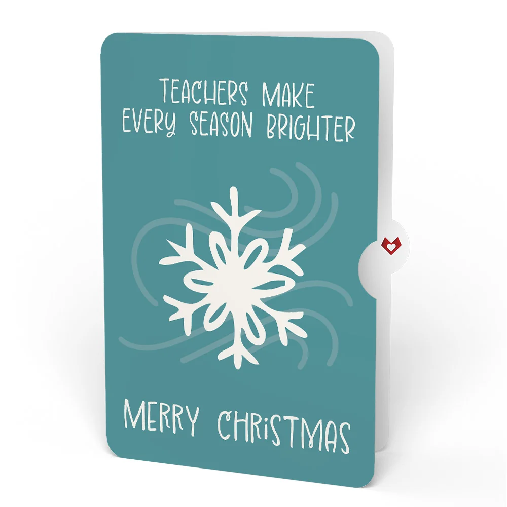 Lovepop Snowfall's Hush Christmas Pop-Up Card and Sentiment Set for Teacher - Image 4