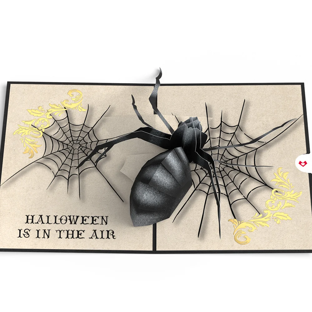 Lovepop Beware Halloween Spider Pop-Up Card - Image 4