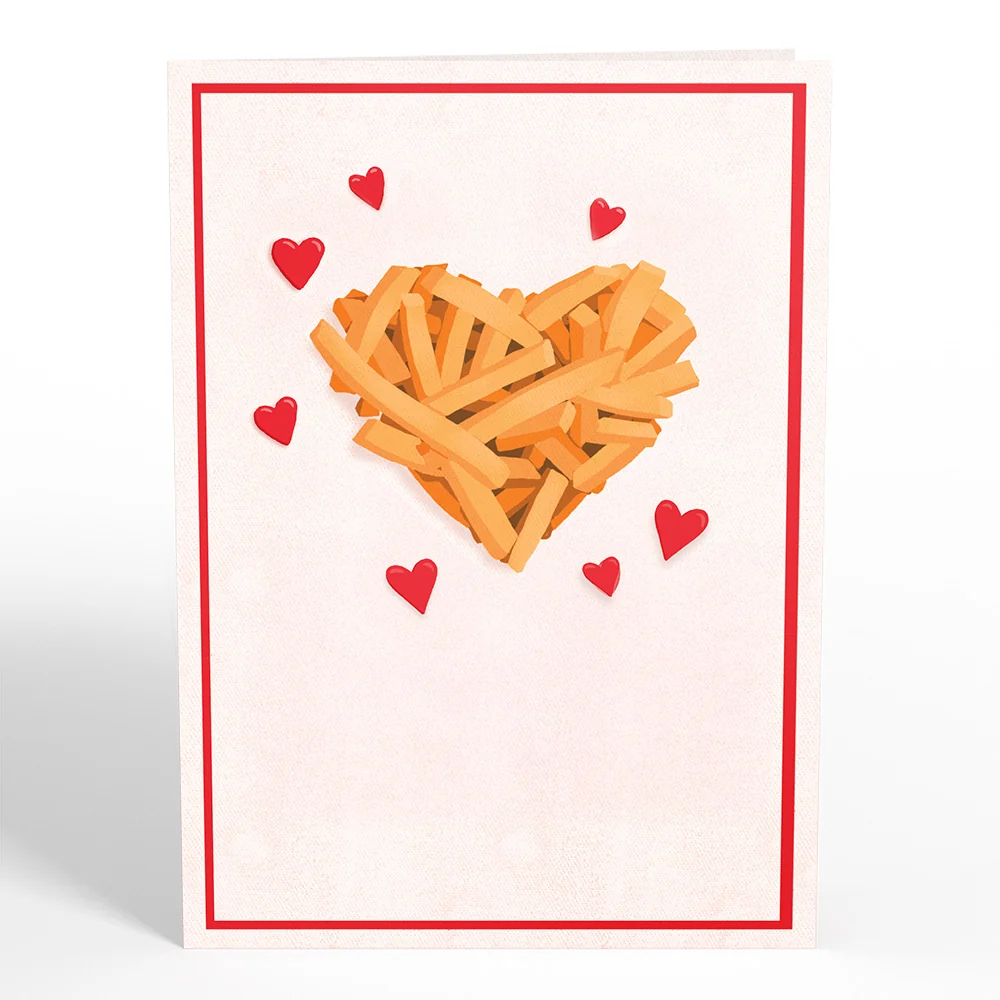 Lovepop Crunchy Love Fries Pop-Up Card - Image 4