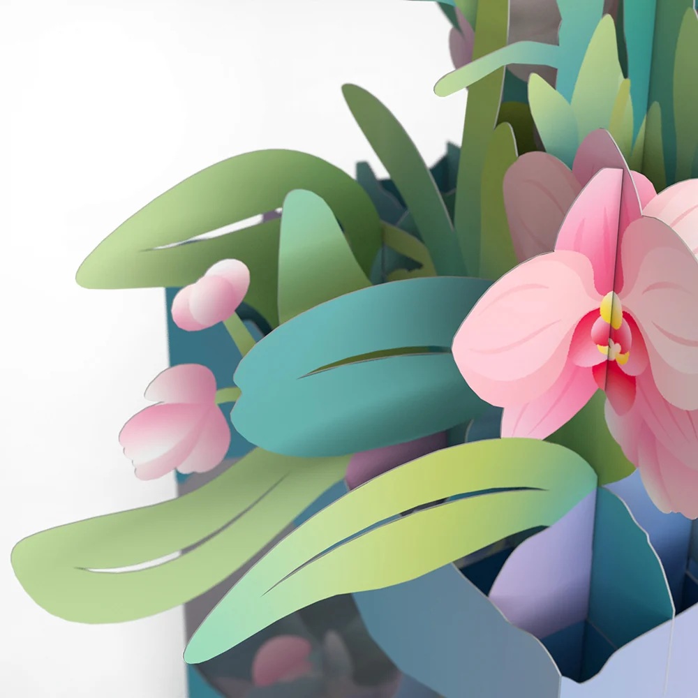 Lovepop Hummingbird Unboxed Pop-Up Paper Sculpture - Image 5