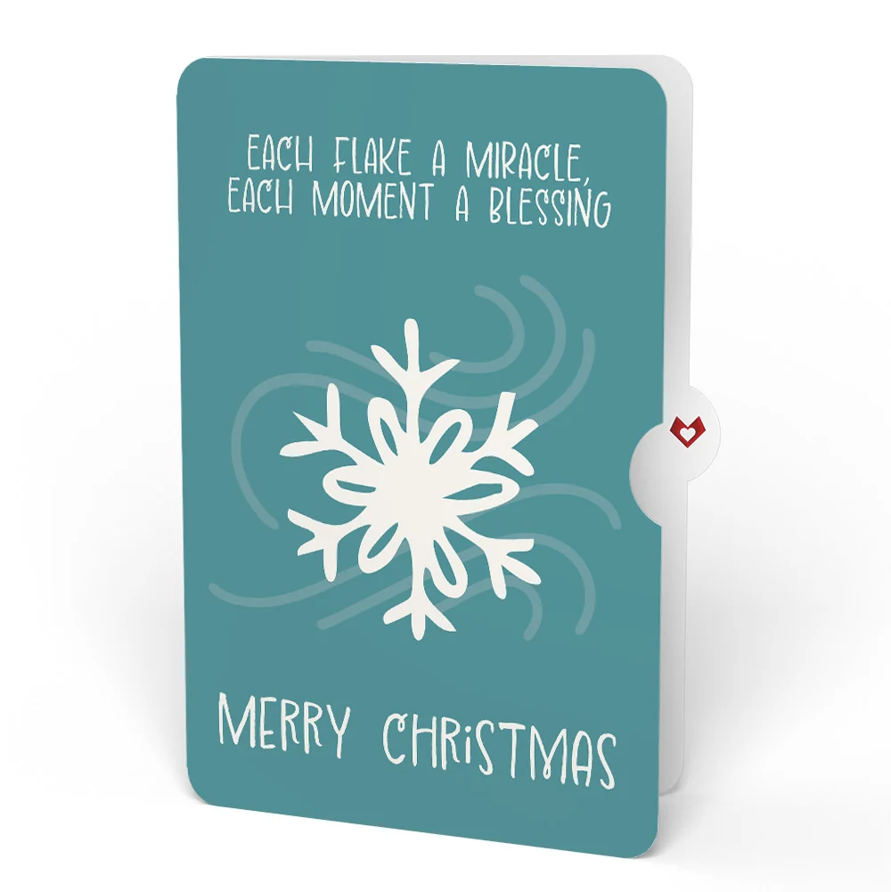 Lovepop 'Warm Winter Wishes' Holiday Penguin Plushpop Card and Snowflake Sentiment Set Cup - Image 4