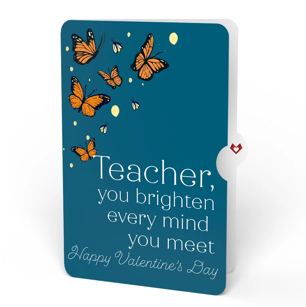 Lovepop Thinking of You Butterfly Jar Valentine Light-Up Pop-Up Card and Sentiment Set for Teacher - Image 4