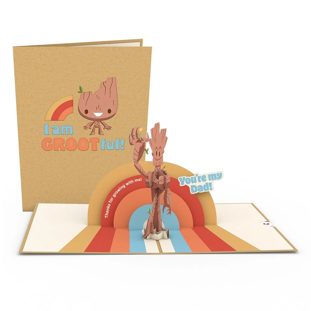 Lovepop Marvel's Guardians of the Galaxy Groot-ful You're My Dad Pop-Up Card - Image 6