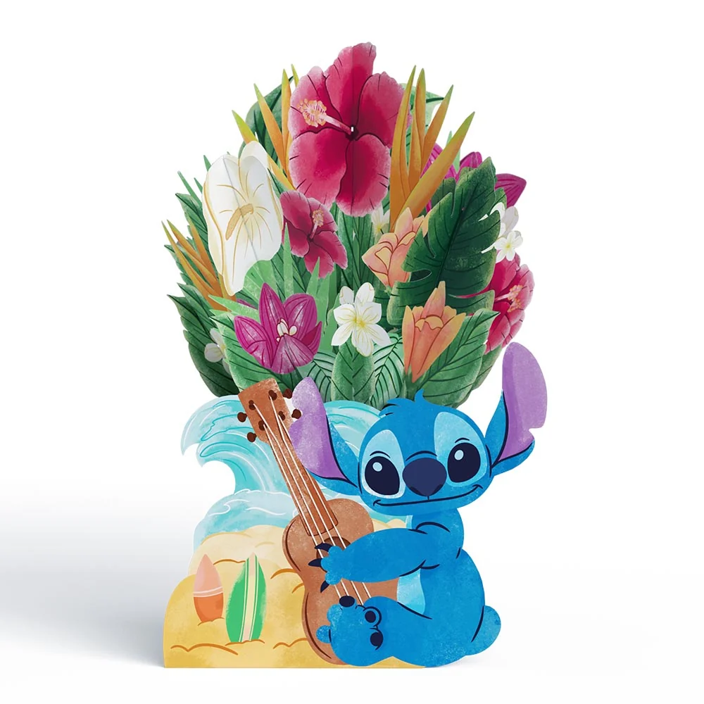 Lovepop Disney's Stitch Birthday Pop-Up Card & Flower Buds Bouquet Bundle - Image 5