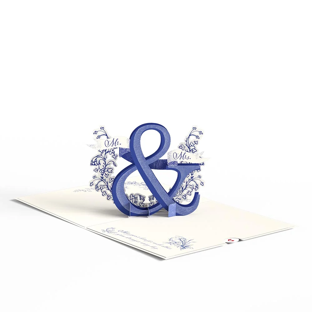 Lovepop Better Together Mr. & Mrs. Wedding Pop-Up Card - Image 6