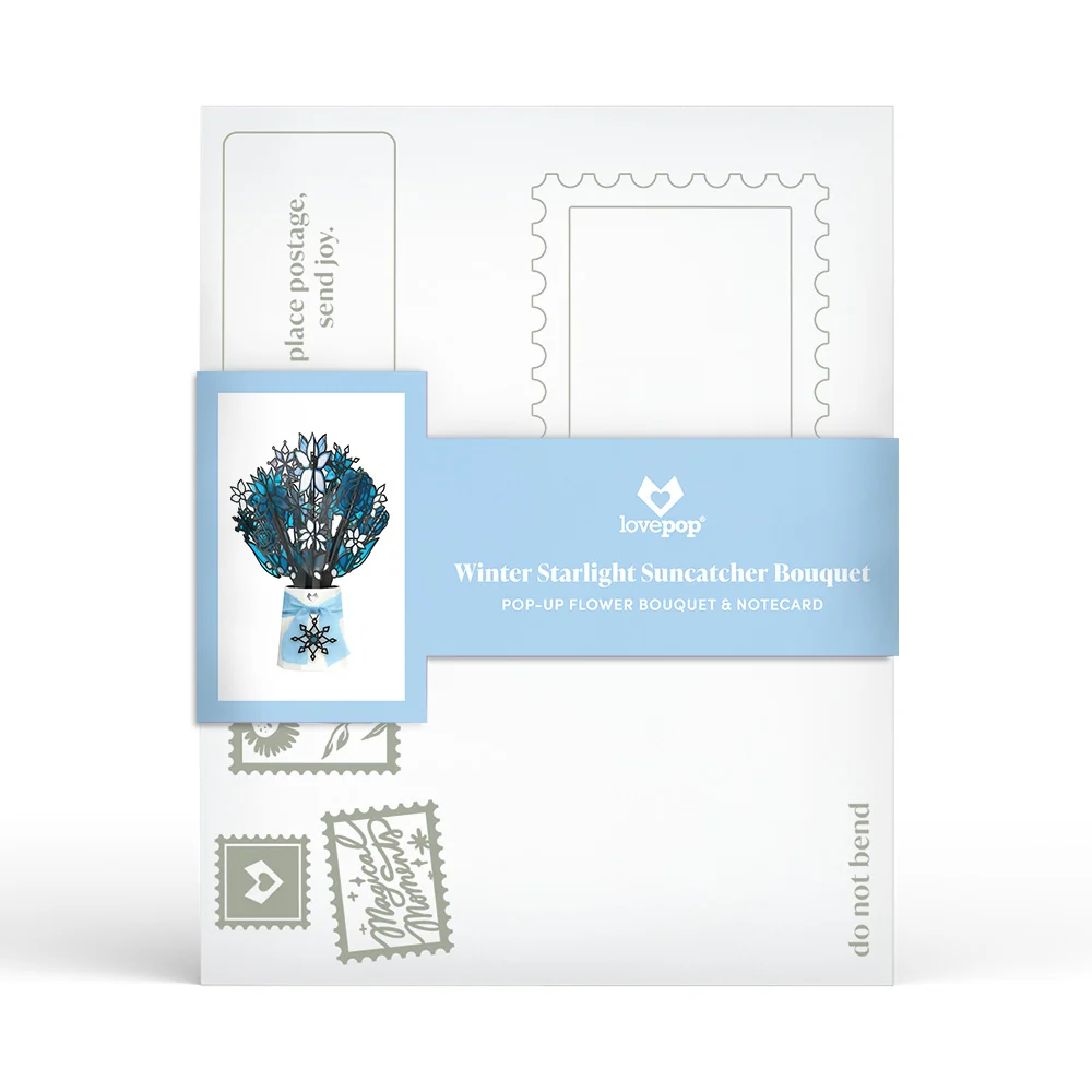 Lovepop Let It Snow Suncatcher Card & Pop-Up Bouquet Bundle - Image 8