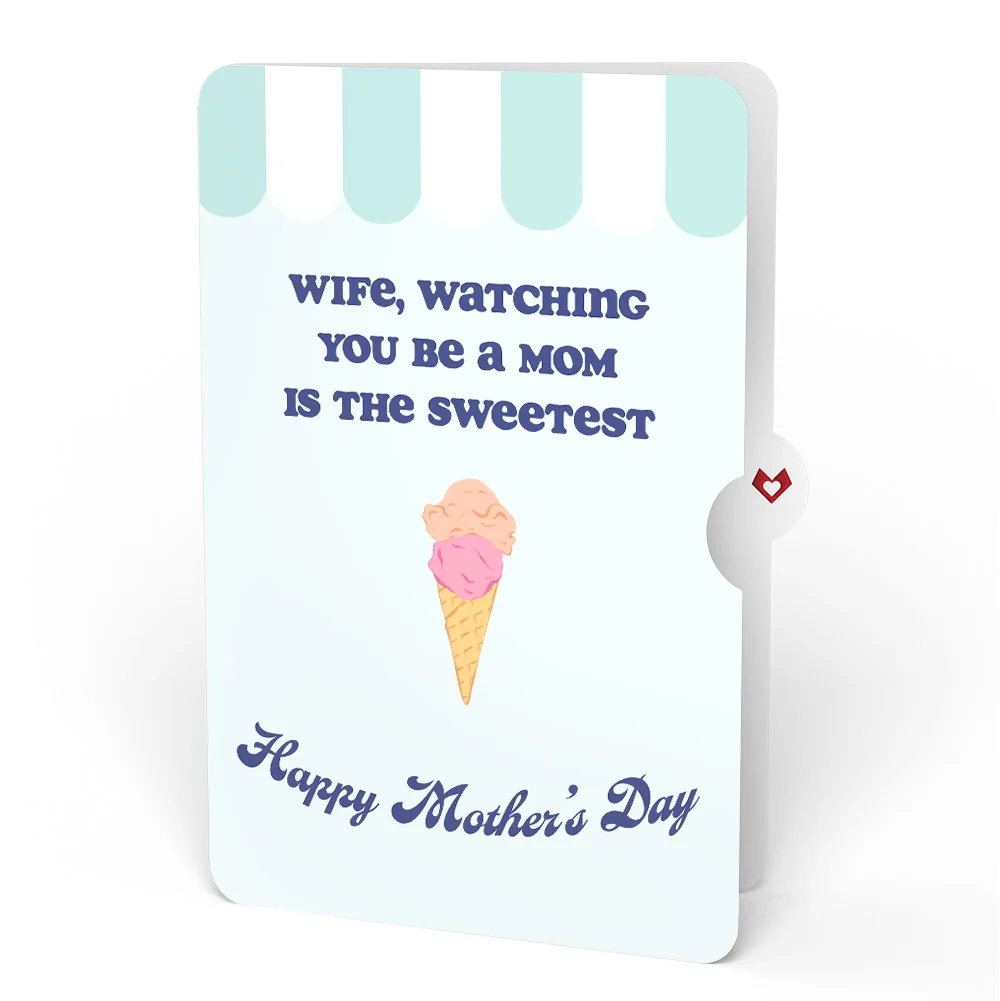 Lovepop Sweet Day Ice Cream Mother’s Day Pop-Up Card and Sentiment Set for Wife - Image 4