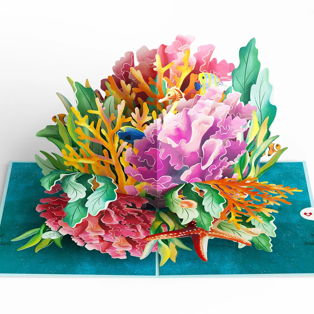 Lovepop Coral Reef Wonders Pop-Up Card - Image 3