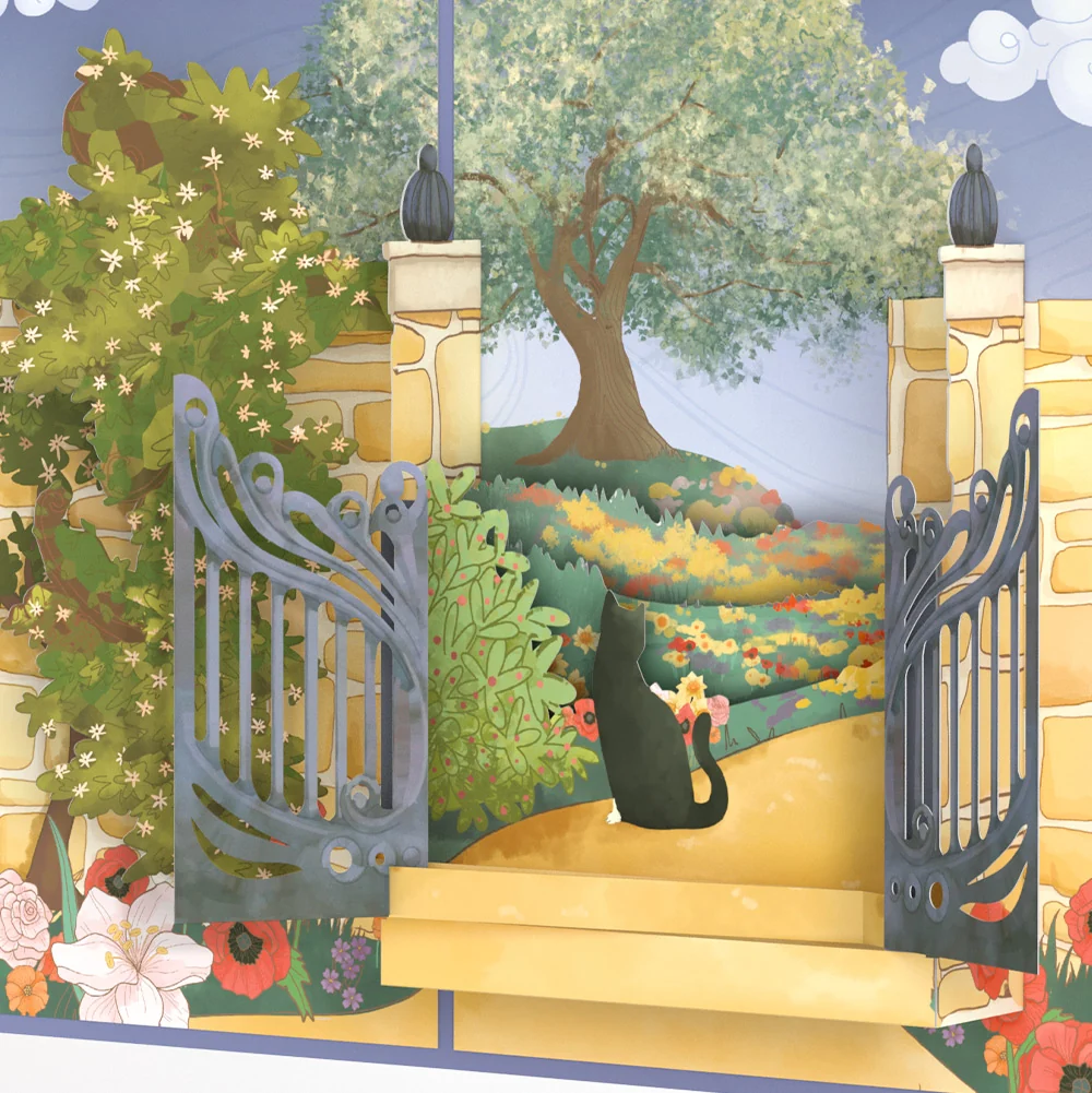 Lovepop Through the Garden Gate Congratulations Pop-Up Card and Sentiment Set - Image 3