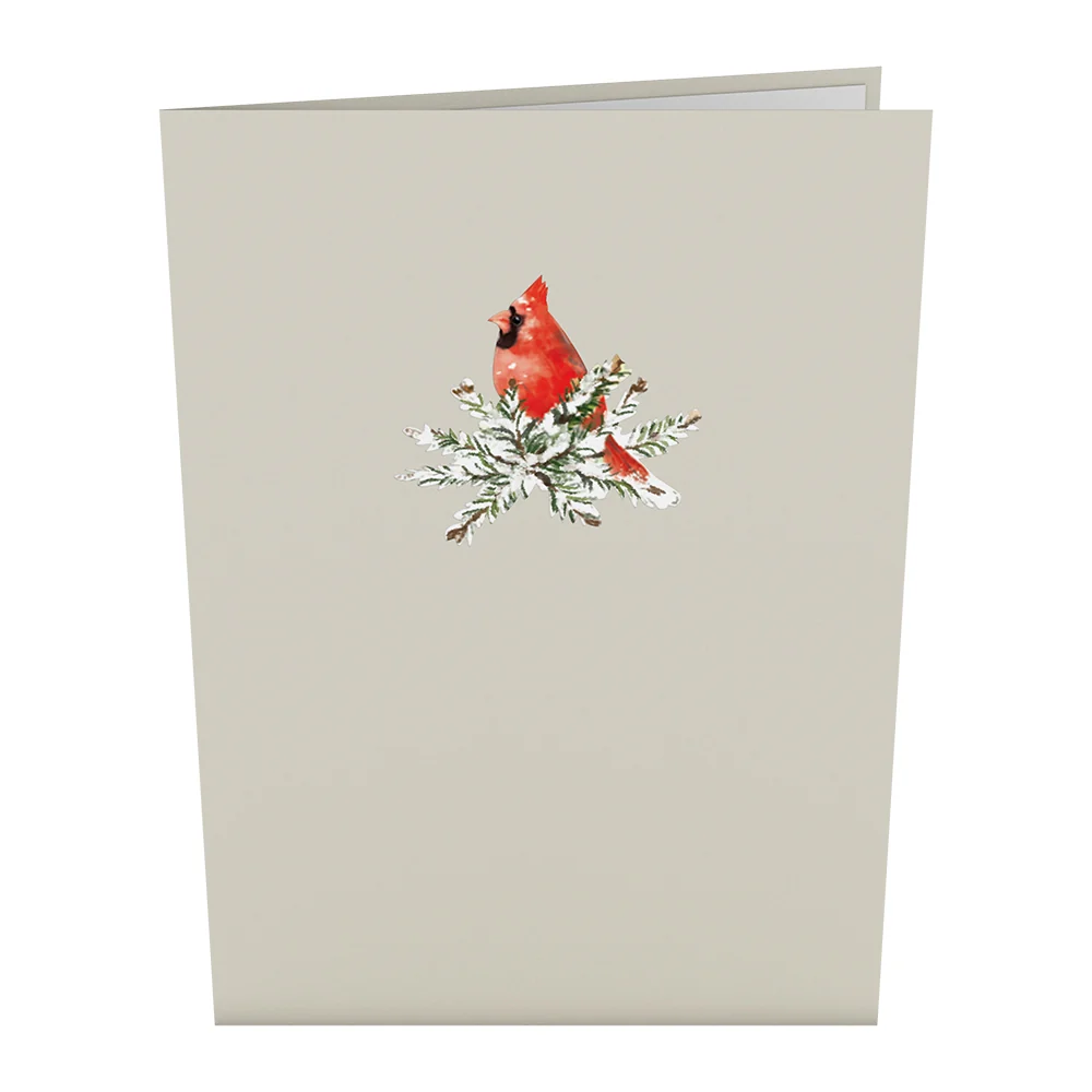 Lovepop Winter Cardinal Pop-Up Card - Image 5