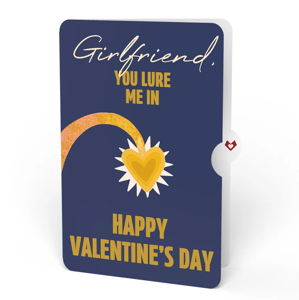 Lovepop You Are My Sunshine Anglerfish Valentine Pop-Up Card and Sentiment Set for Girlfriend - Image 4