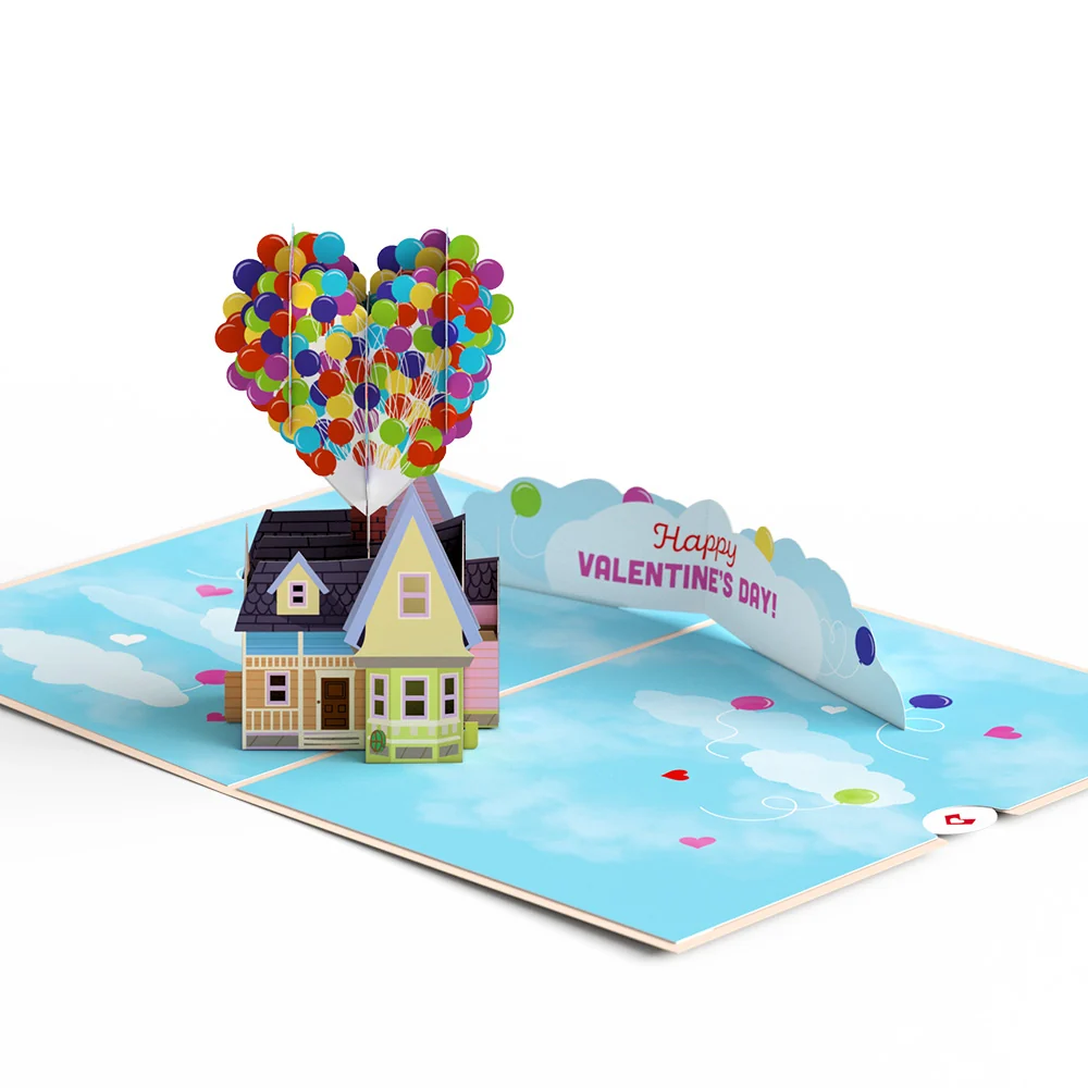 Lovepop Disney and Pixar Up My Greatest Adventure Valentine Pop-Up Card - Image 3