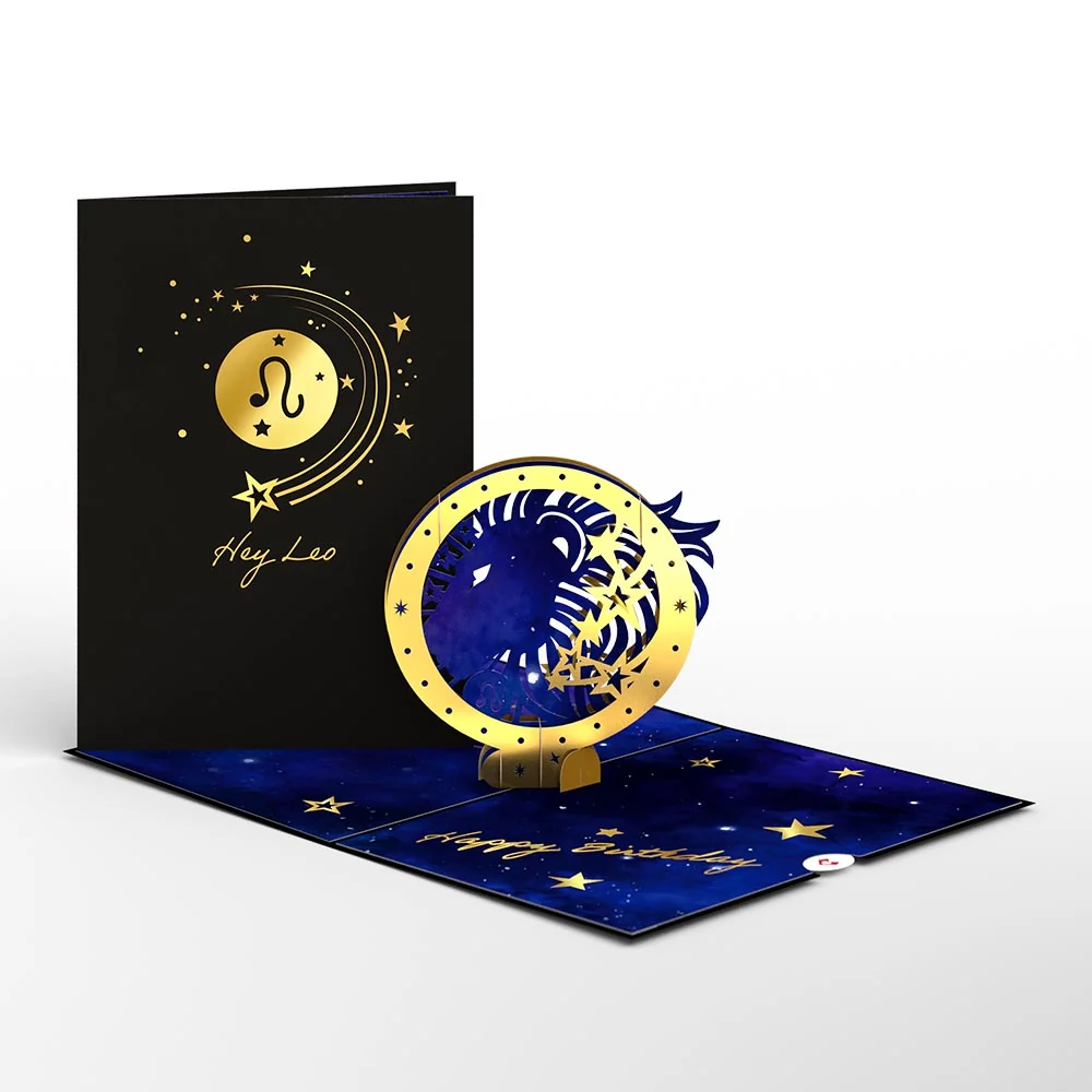 Lovepop Leo Zodiac Birthday Pop-Up Card - Image 8
