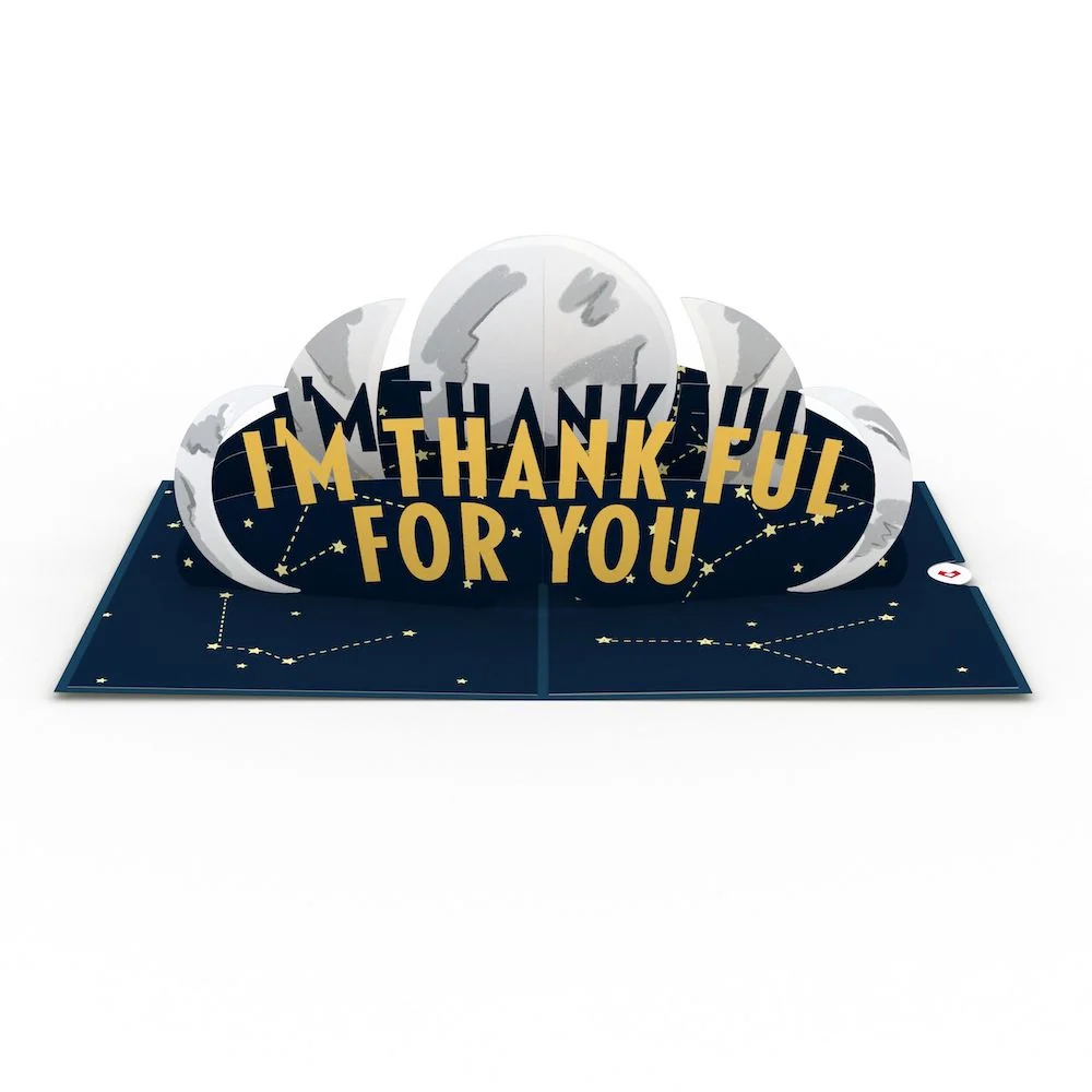 Lovepop Thank You Moon Phases Pop-Up Card - Image 3