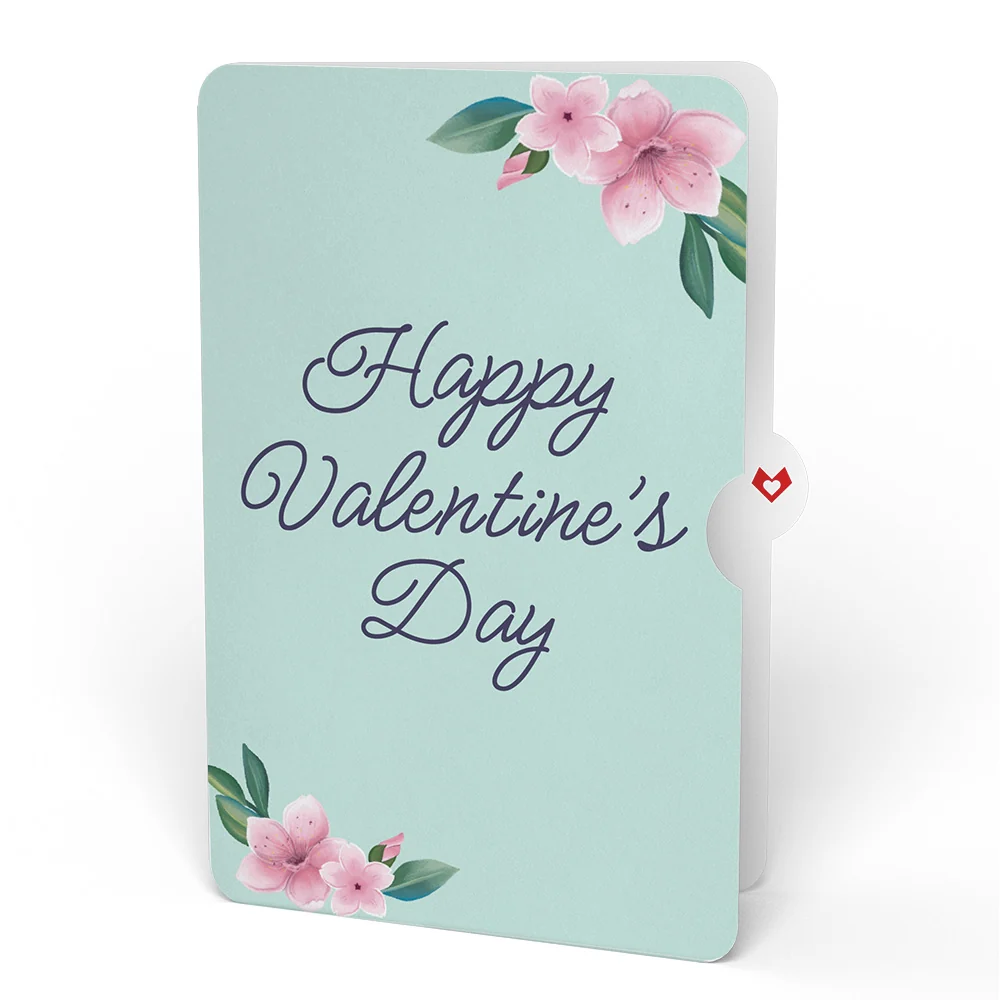 Lovepop Cherry Blossom Valentine Bouquet and Sentiment Set Vase - Image 4