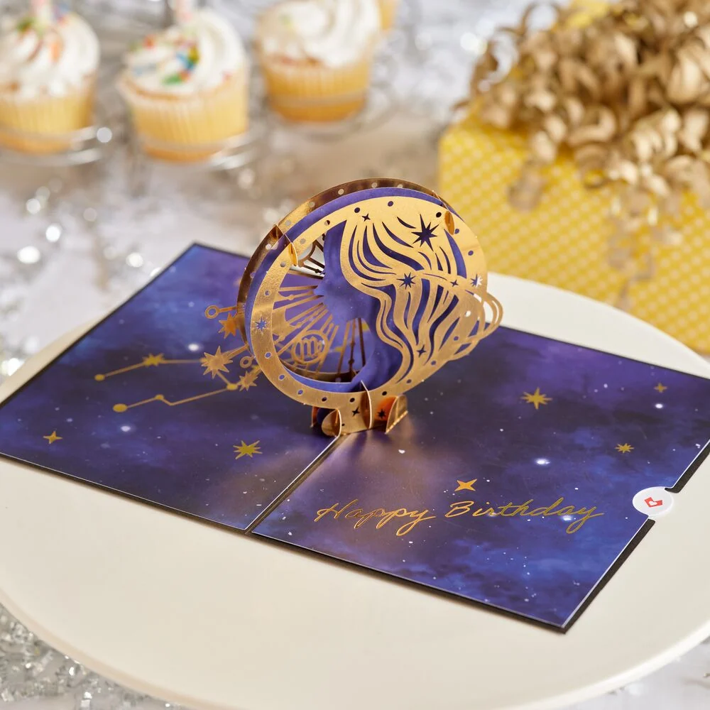 Lovepop Virgo Zodiac Birthday Pop-Up Card - Image 5