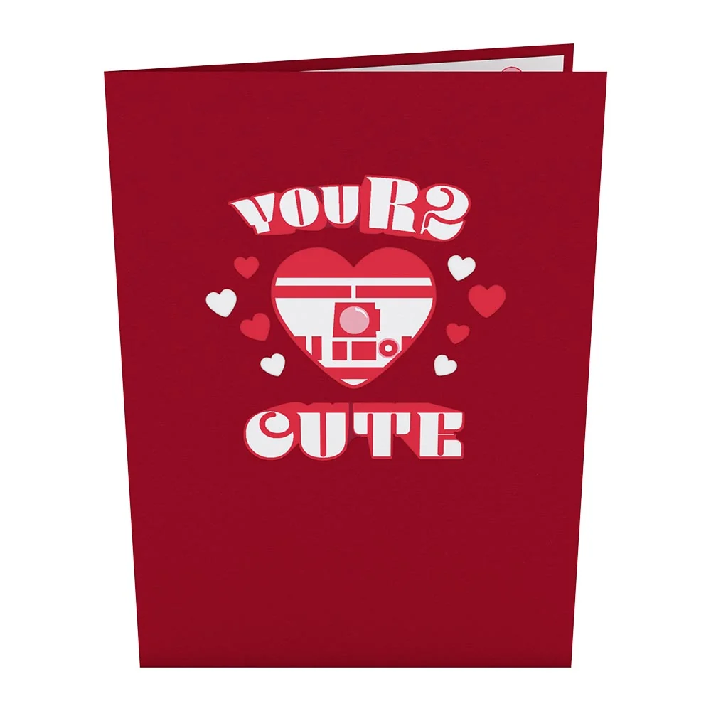 Lovepop Star Wars R2-D2 Valentine Pop-Up Card - Image 4