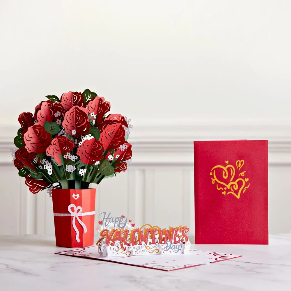 Lovepop Red Rose Valentine’s Day Bundle Vase - Image 6