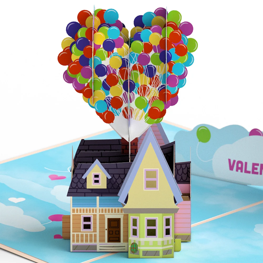 Lovepop Disney and Pixar Up My Greatest Adventure Valentine Pop-Up Card - Image 2