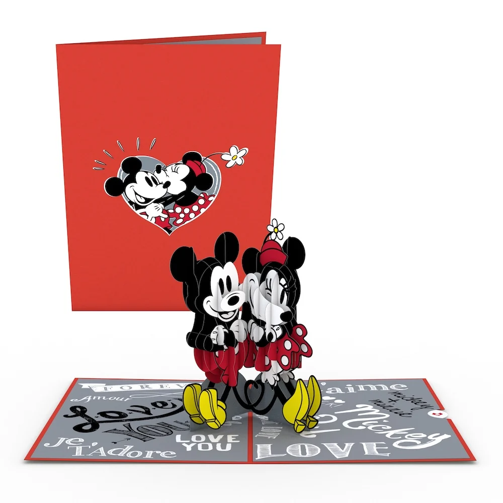 Lovepop Disney's Mickey and Minnie In Love Pop-Up Card