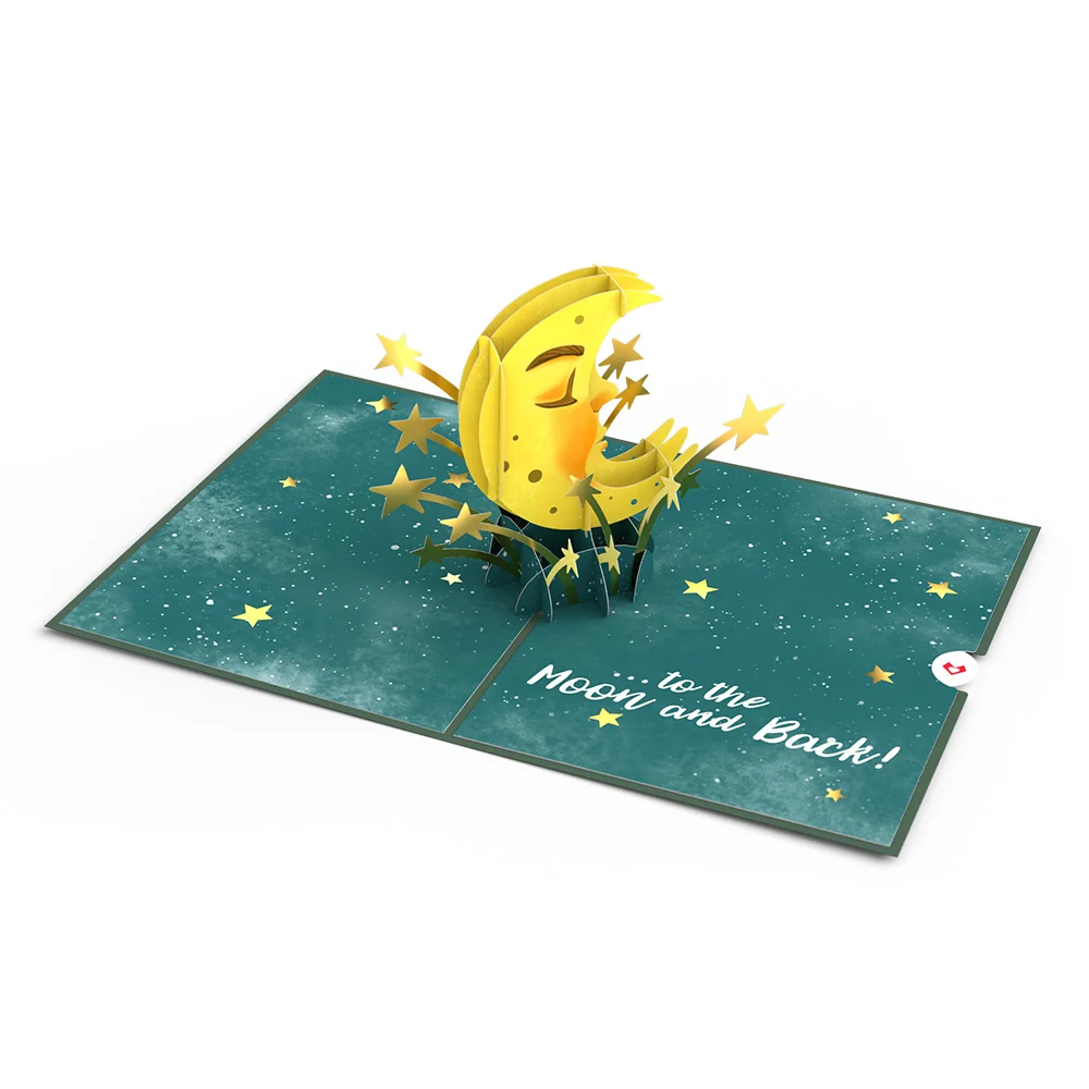Lovepop Love You to the Moon and Back Pop-Up Card - Image 6