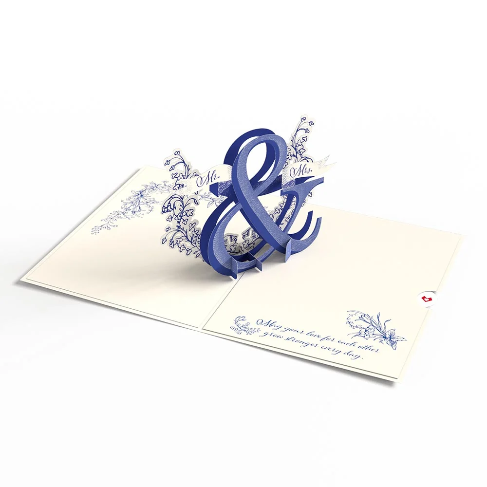 Lovepop Better Together Mr. & Mrs. Wedding Pop-Up Card - Image 3