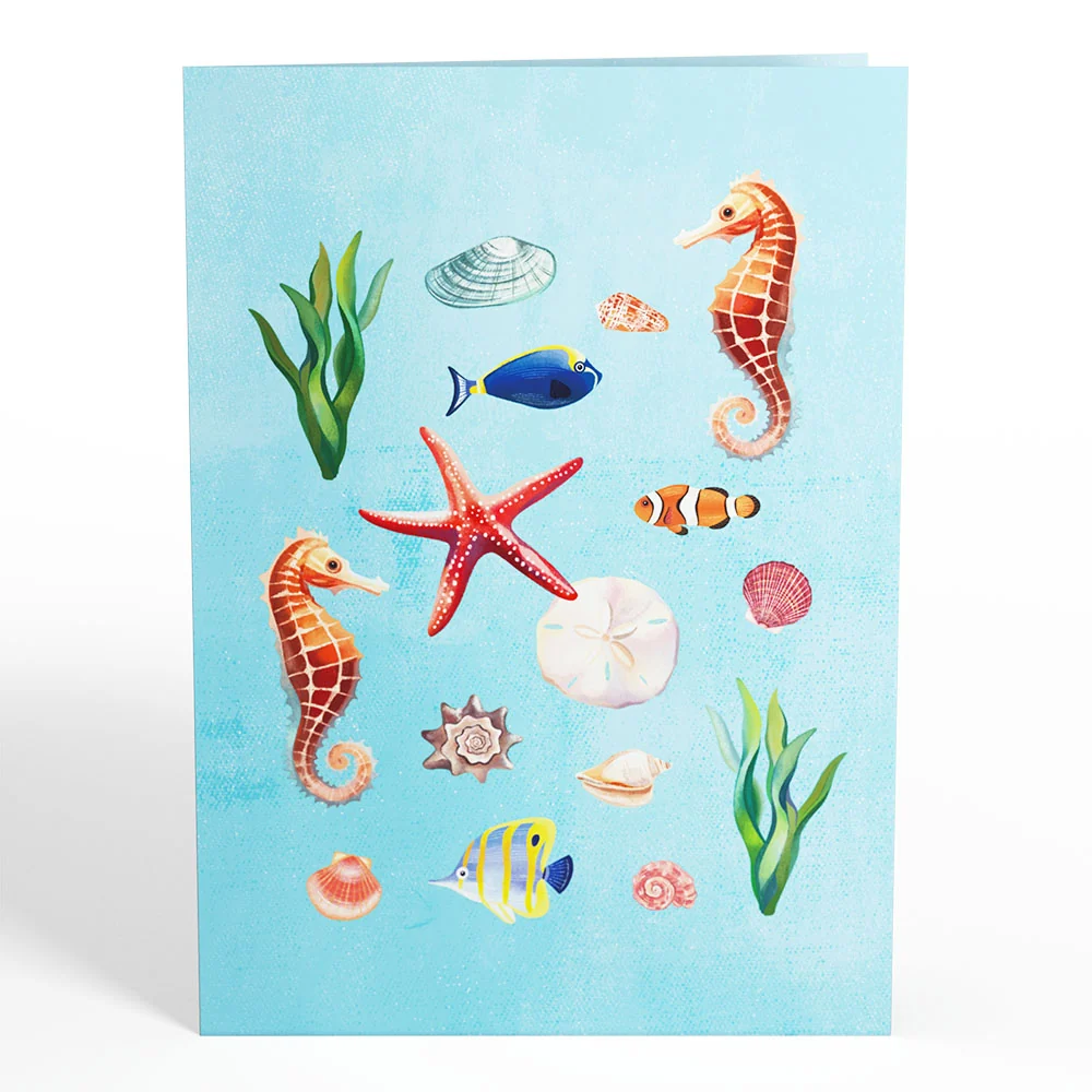 Lovepop Coral Reef Wonders Pop-Up Card - Image 4