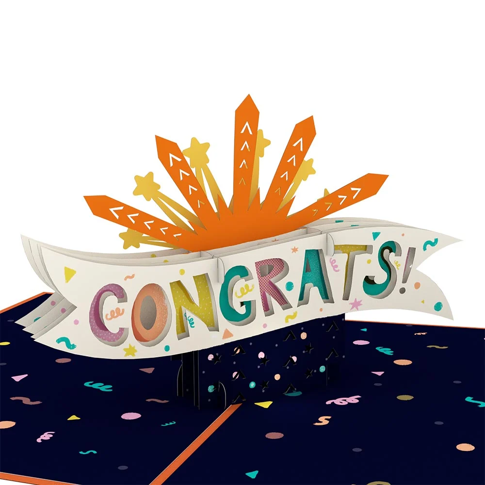 Lovepop Congrats Explosion Pop-Up Card - Image 2