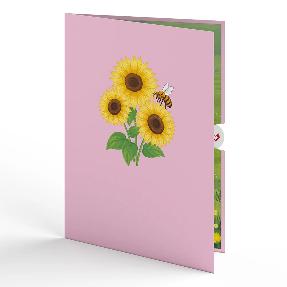 Lovepop Sunflower Field Pop-Up Card - Image 5