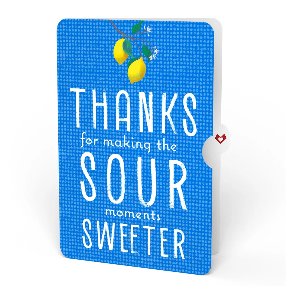 Lovepop Mediterranean Lemons Thank You Pop-Up Card and Sentiment Set - Image 4
