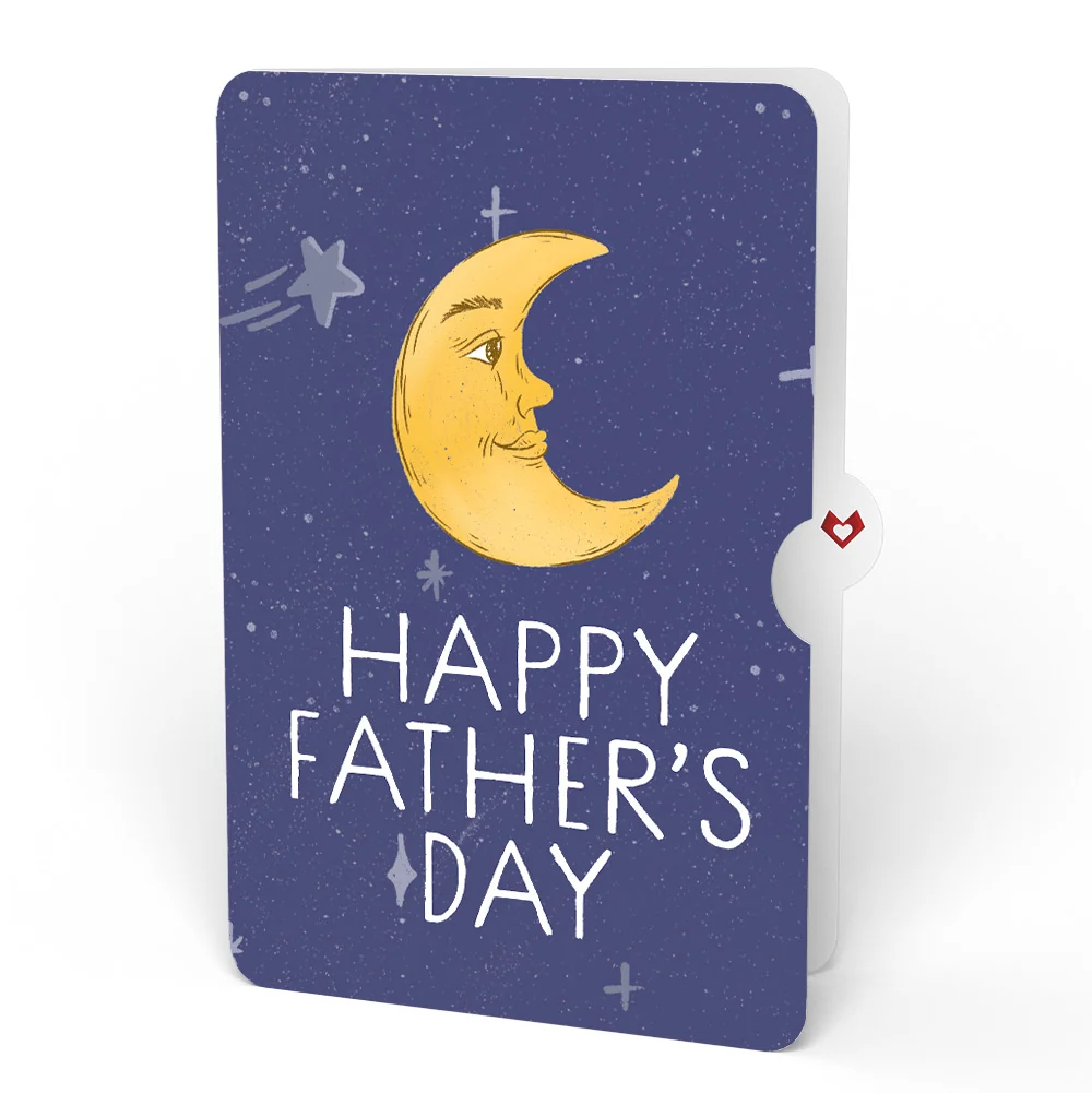Lovepop Love You to the Moon and Back Father’s Day Light-Up Pop-Up Card and Sentiment Set for Dad - Image 4