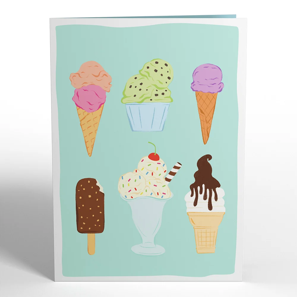 Lovepop Sweet Day Ice Cream Pop-Up Card - Image 5