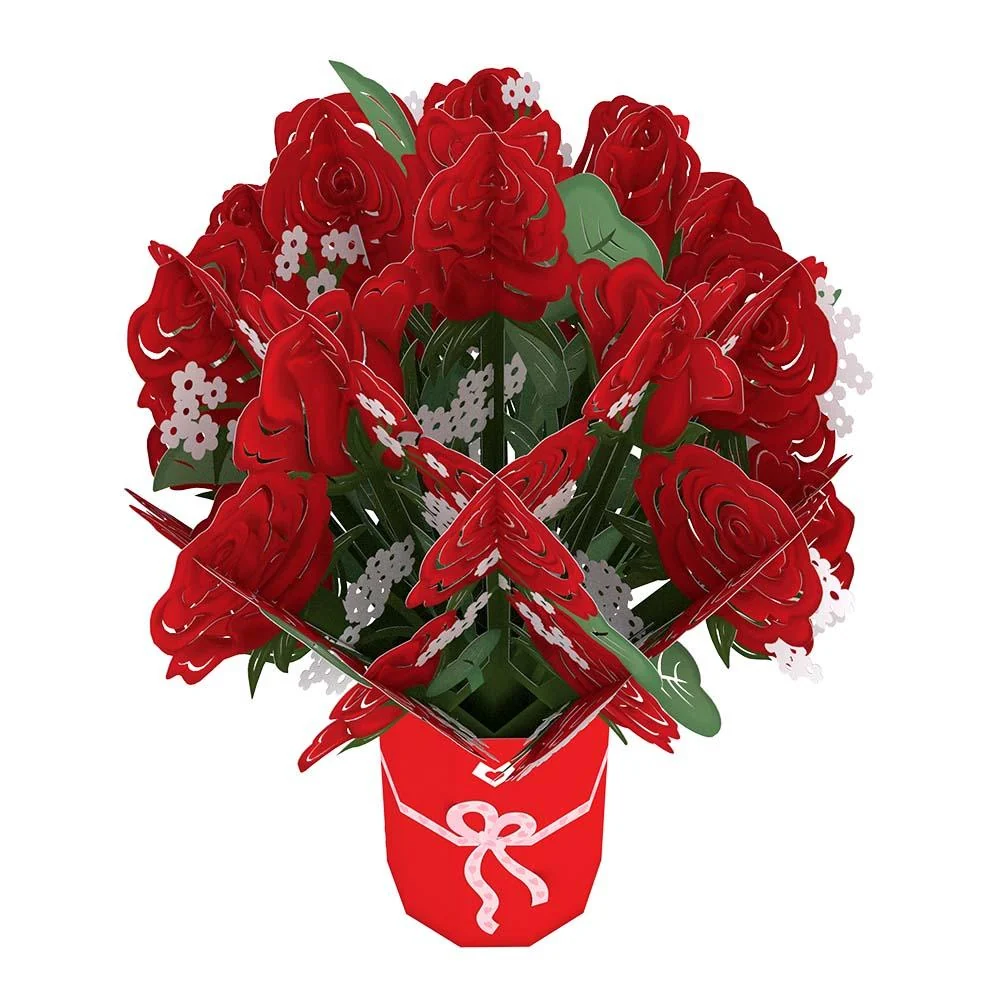 Lovepop Red Rose Valentine’s Day Bundle Vase - Image 5