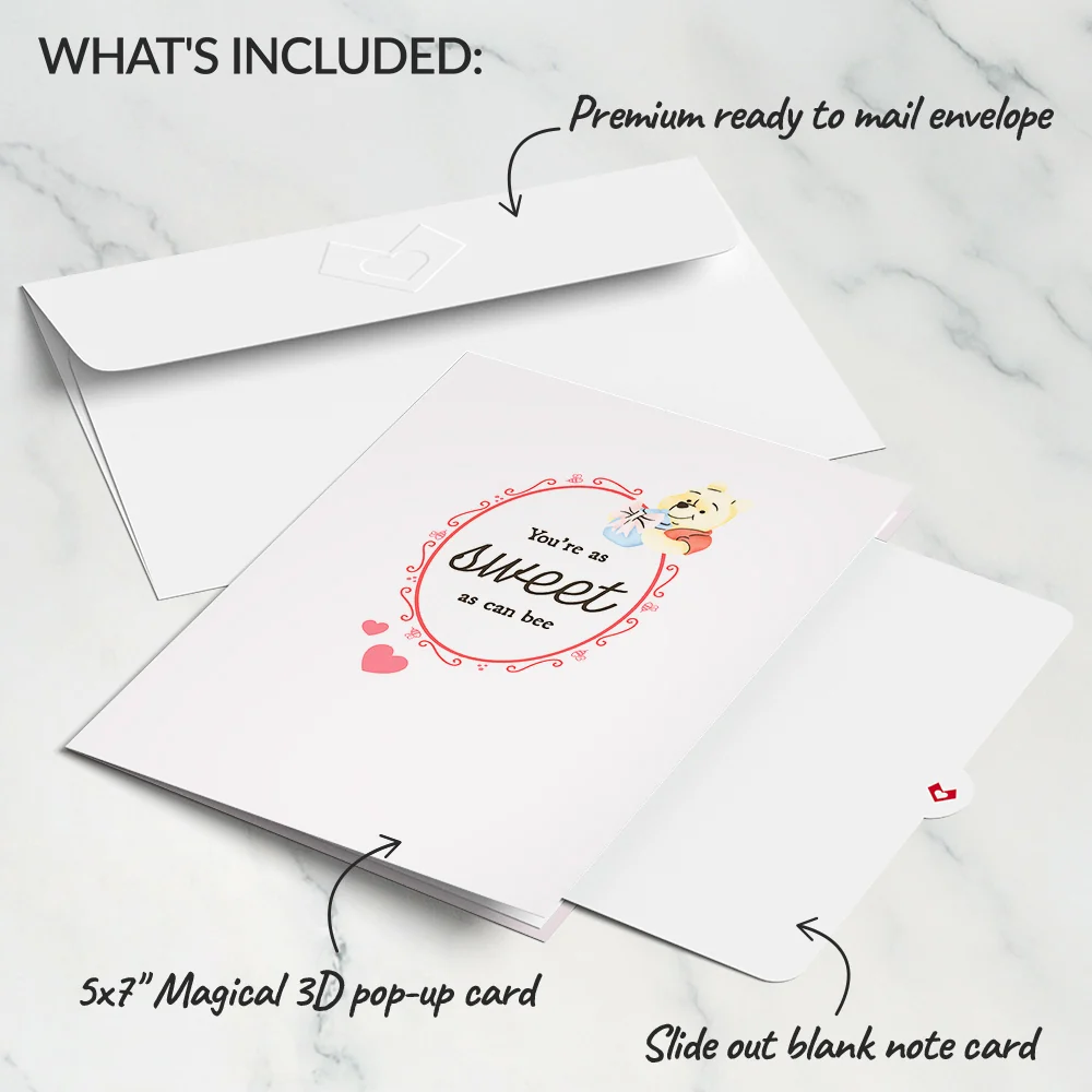 Lovepop Disney's Winnie the Pooh Sweet as Can Bee Pop-Up Card - Image 6