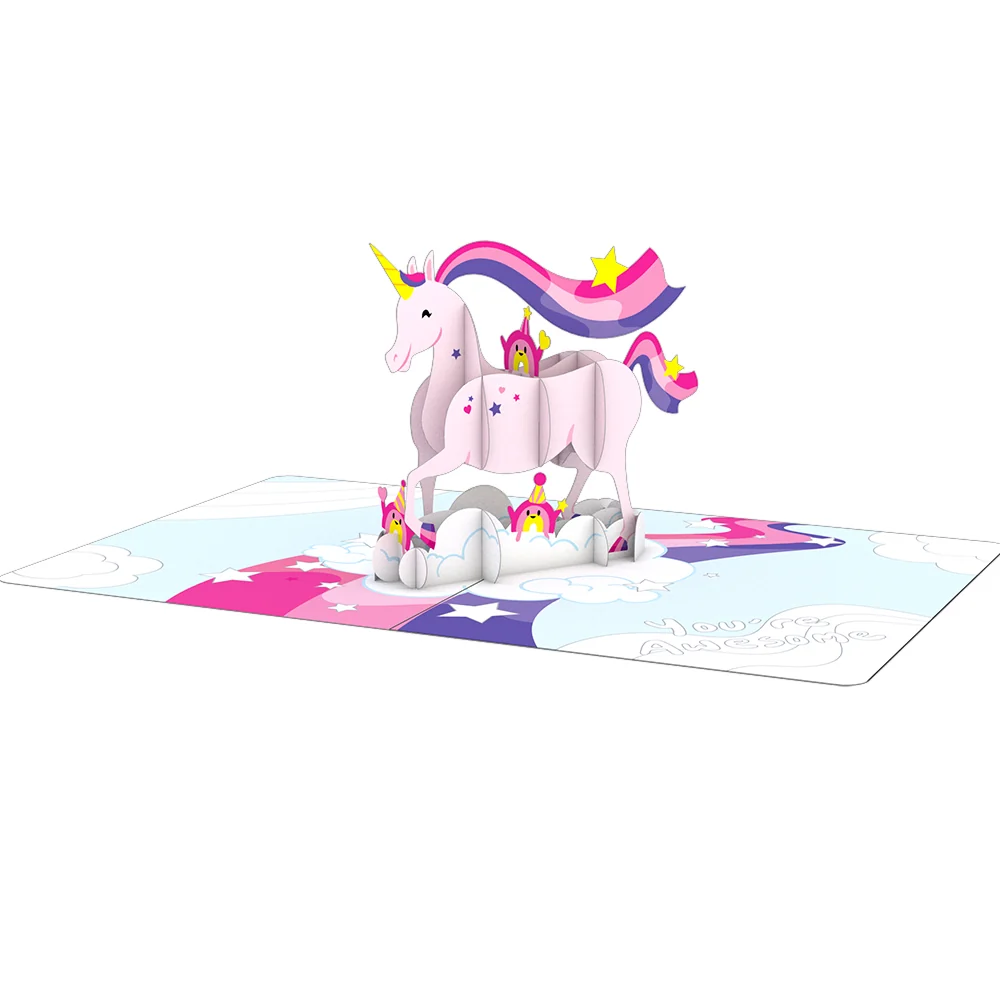 Lovepop Playpop Card: Awesome Unicorn - Image 4