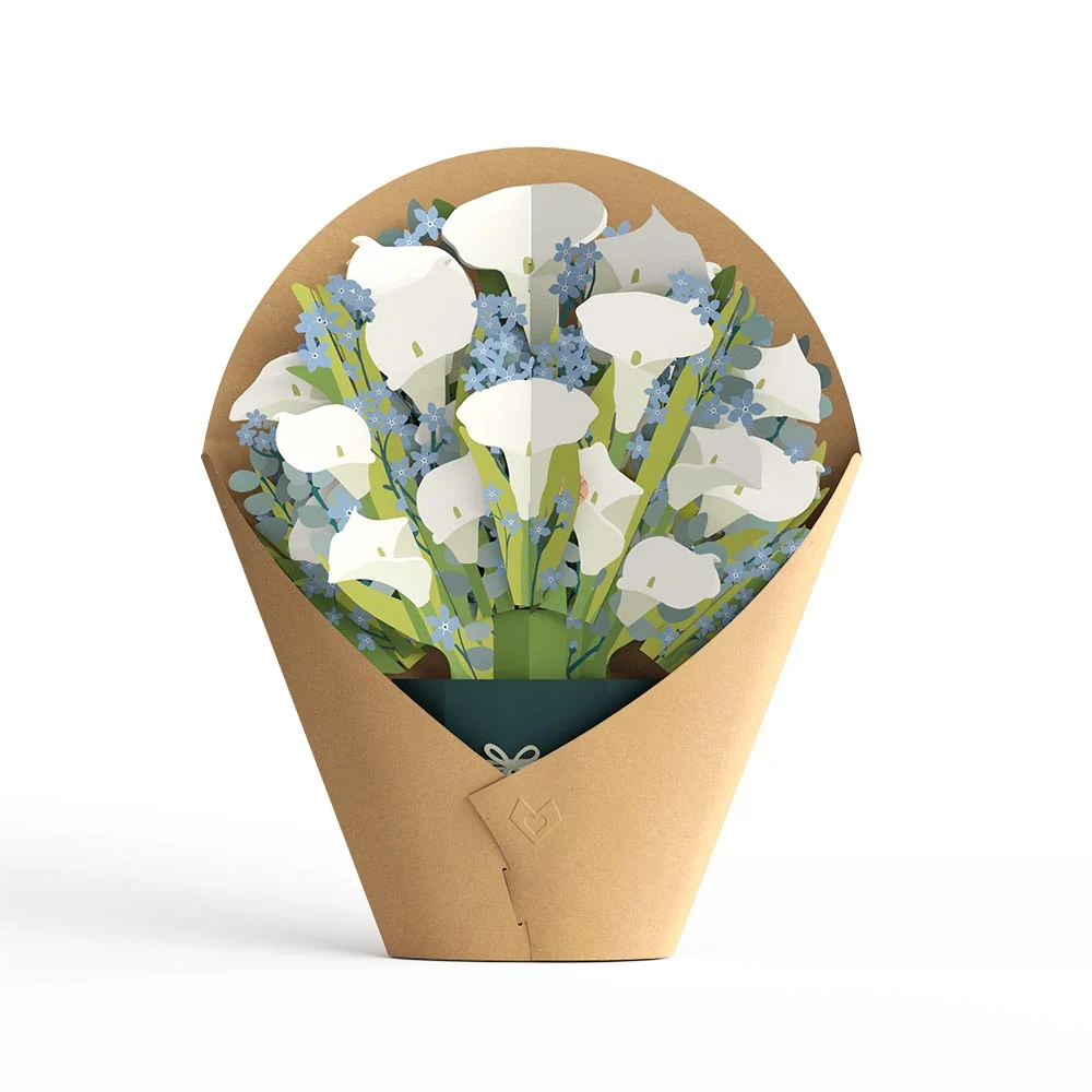 Lovepop Deepest Sympathy Pop-Up Card & Bouquet Bundle - Image 9