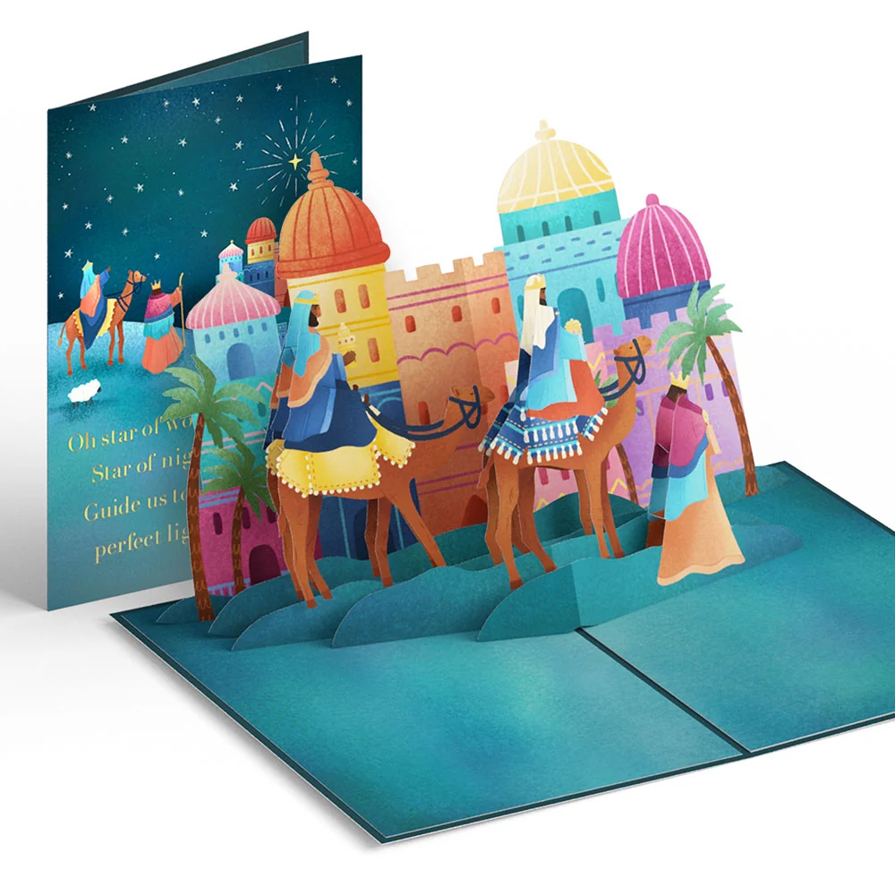 Lovepop Three Wise Men Guiding Star Christmas Pop-Up Card