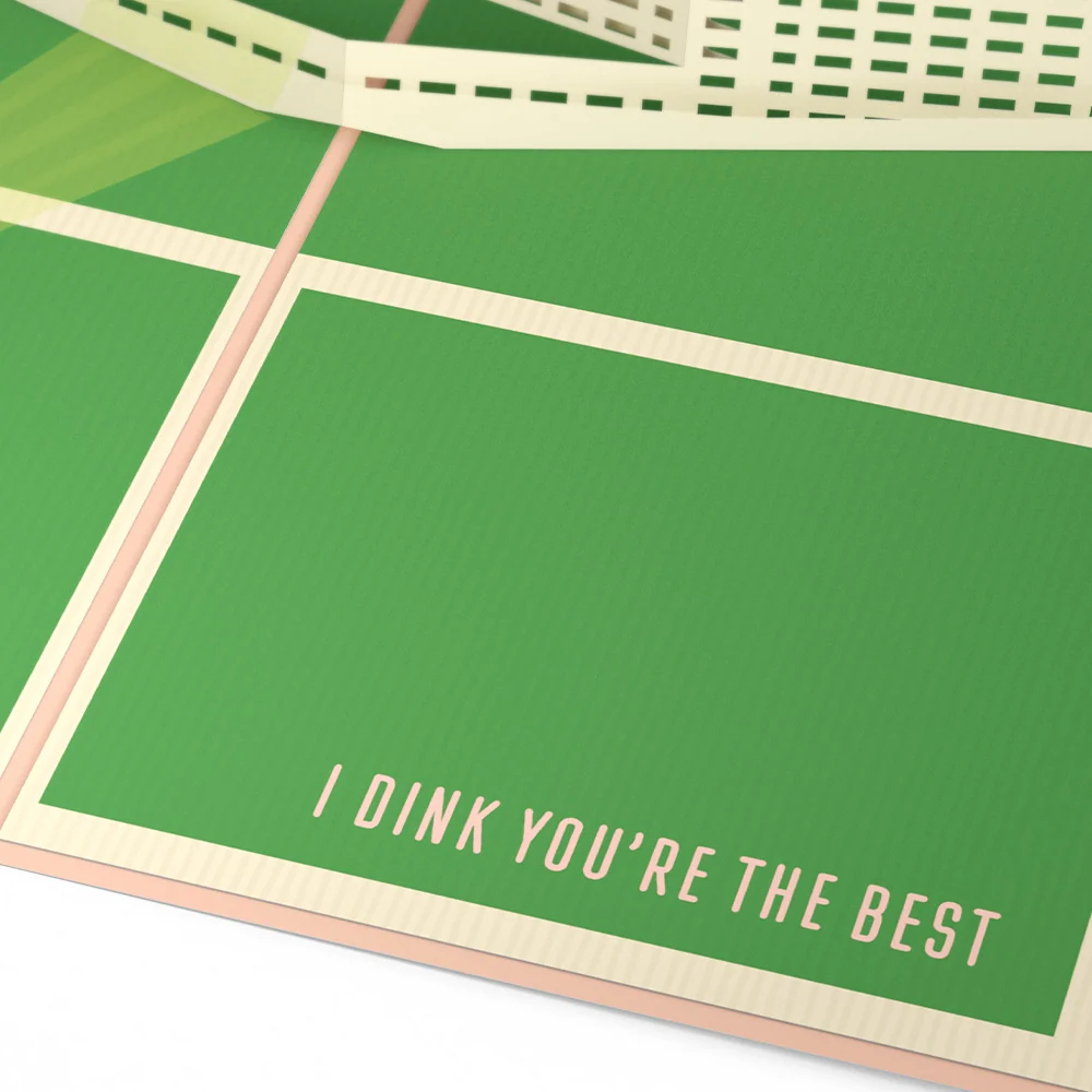 Lovepop I Dink You're the Best Pickleball Pop-Up Card - Image 3
