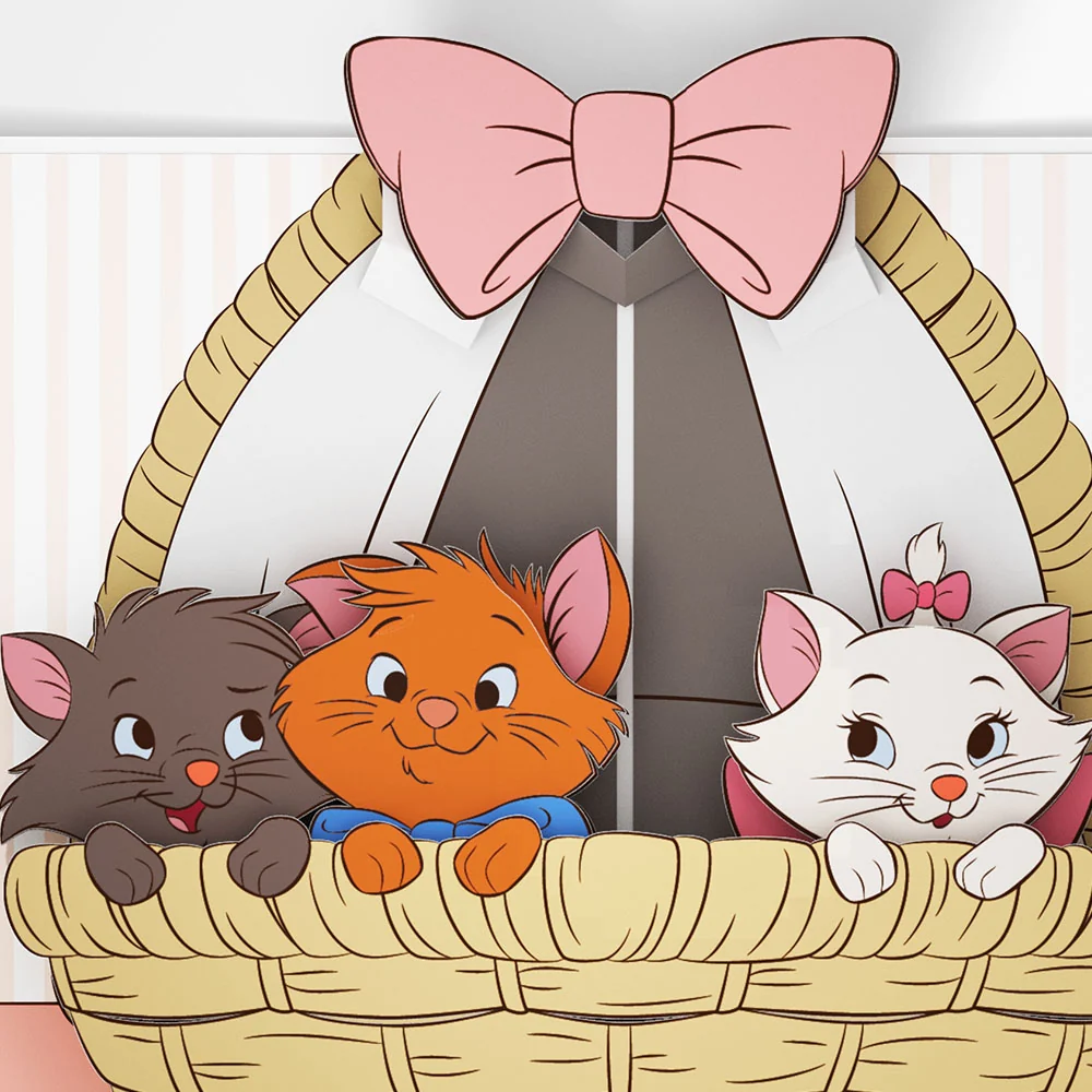 Lovepop Disney's The Aristocats You're the Cat's Meow Pop-Up Card Basket - Image 2