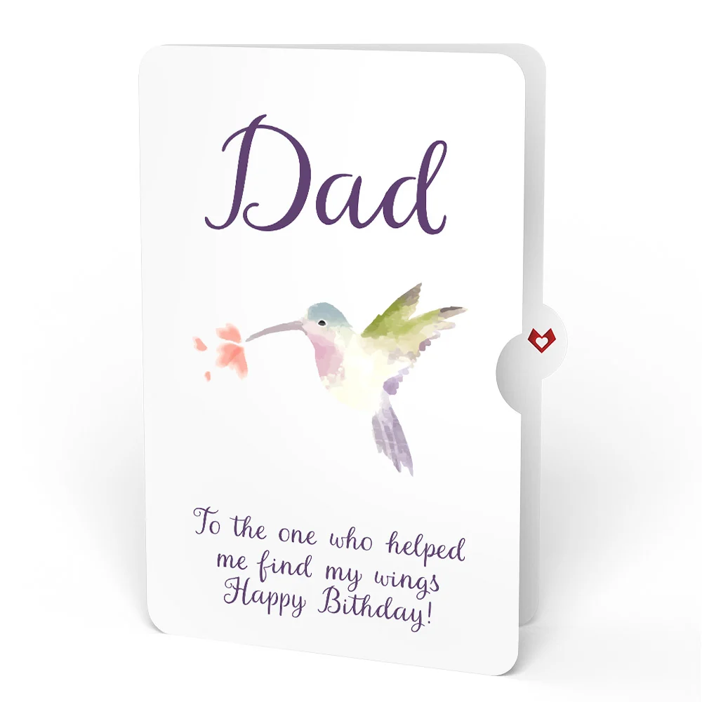Lovepop Hummingbird Birthday Pop-Up Card and Sentiment Set for Dad - Image 4