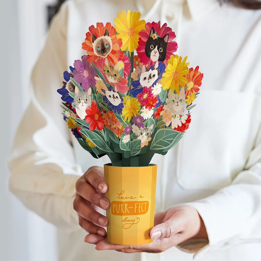Lovepop Purr-fect Day Bouquet for Childless Cat Lady - Image 2