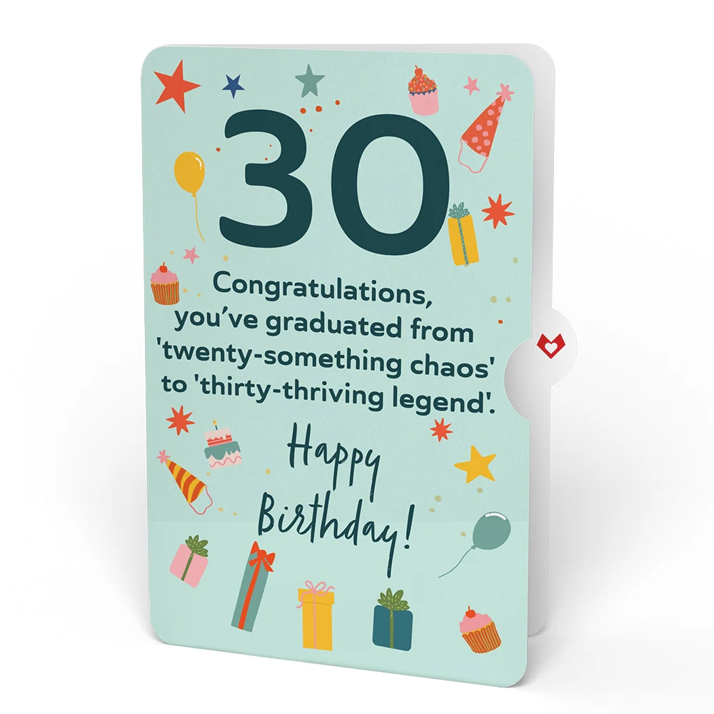 Lovepop Sprinkles 30th Birthday Cake Pop-Up Card and Sentiment Set - Image 4