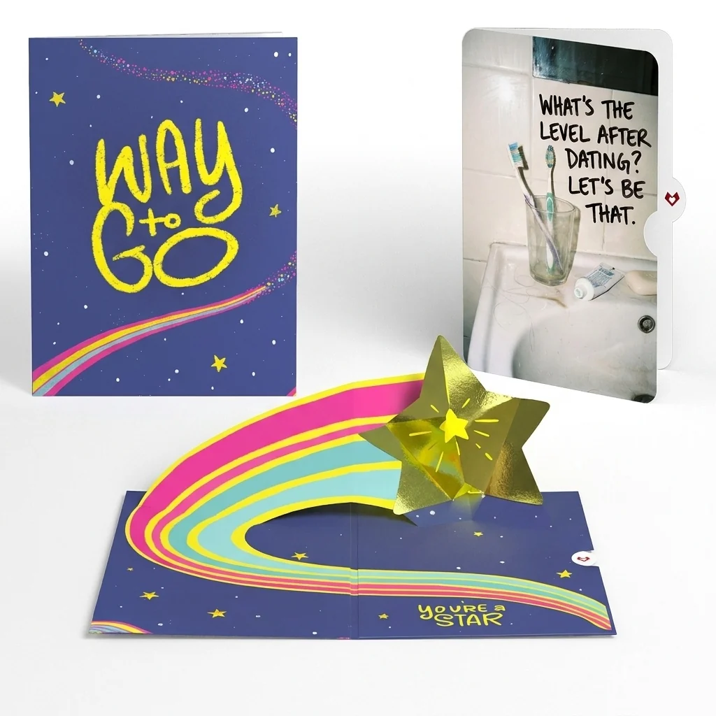 Lovepop You're a Star Love Light-Up Pop-Up Card and Sentiment Set Glass