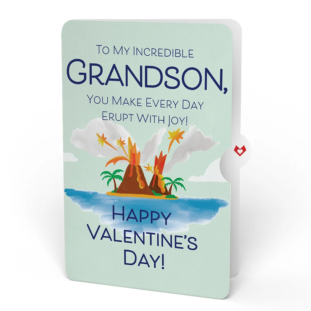 Lovepop I Lava You Valentine Pop-Up Card and Sentiment Set for Grandson - Image 4