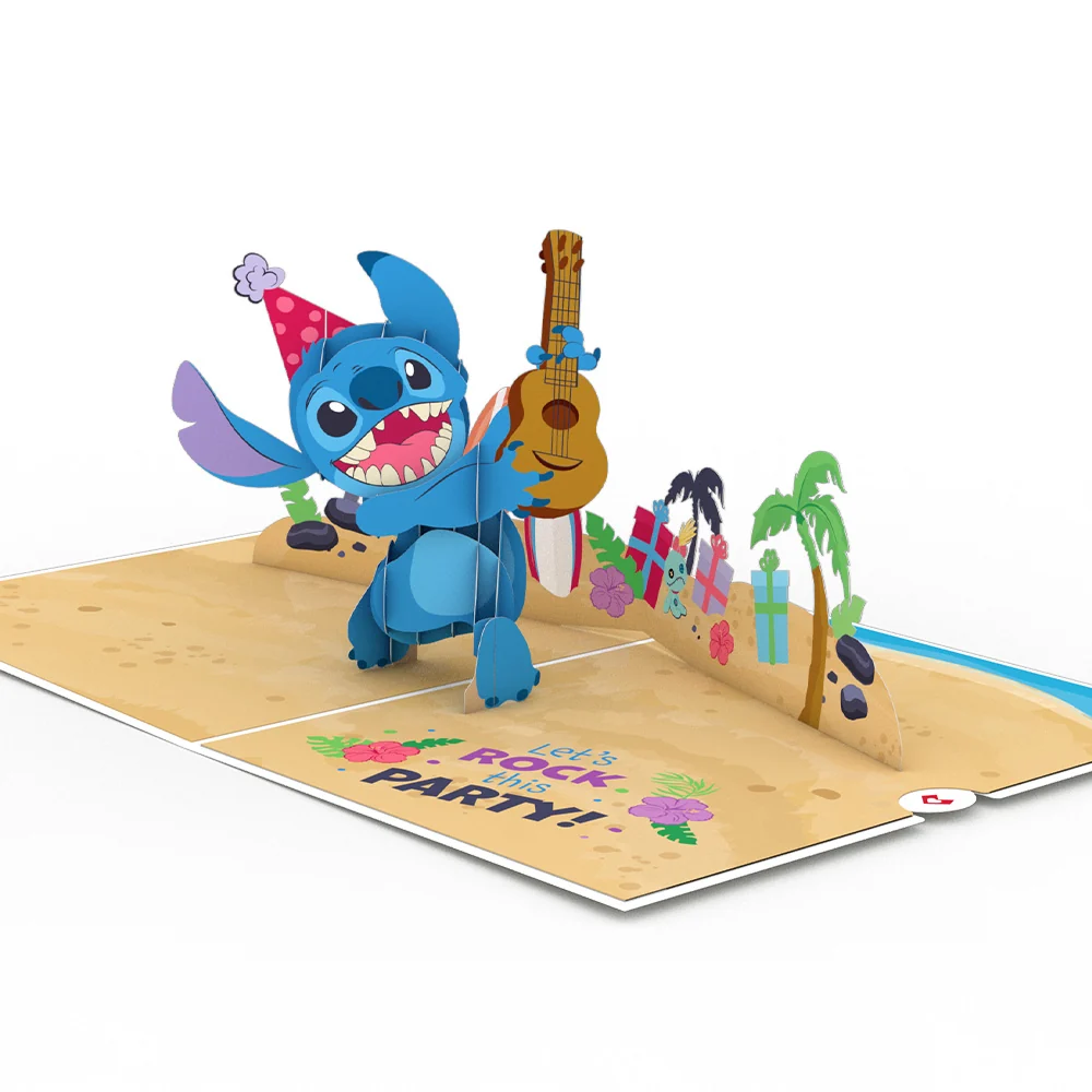 Lovepop Disney's Stitch Rockin' Birthday Pop-Up Card - Image 4
