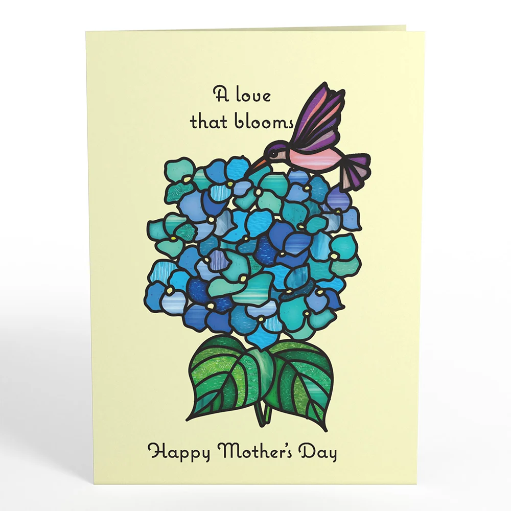 Lovepop Happy Mother's Day Hydrangeas Suncatcher Card - Image 5