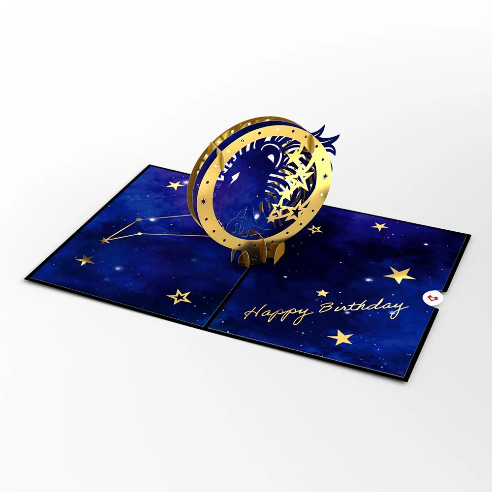 Lovepop Leo Zodiac Birthday Pop-Up Card - Image 6