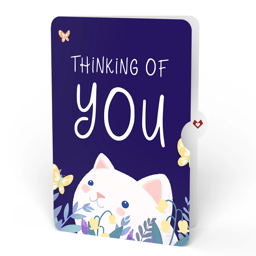 Lovepop 'Hi!' Butterfly Thinking of You Plushpop Card and Sentiment Set - Image 4