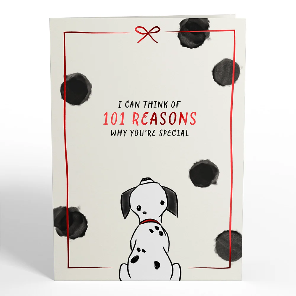 Lovepop Disney's 101 Dalmatians 101 Reasons Why You're Special Pop-Up Card Basket - Image 4