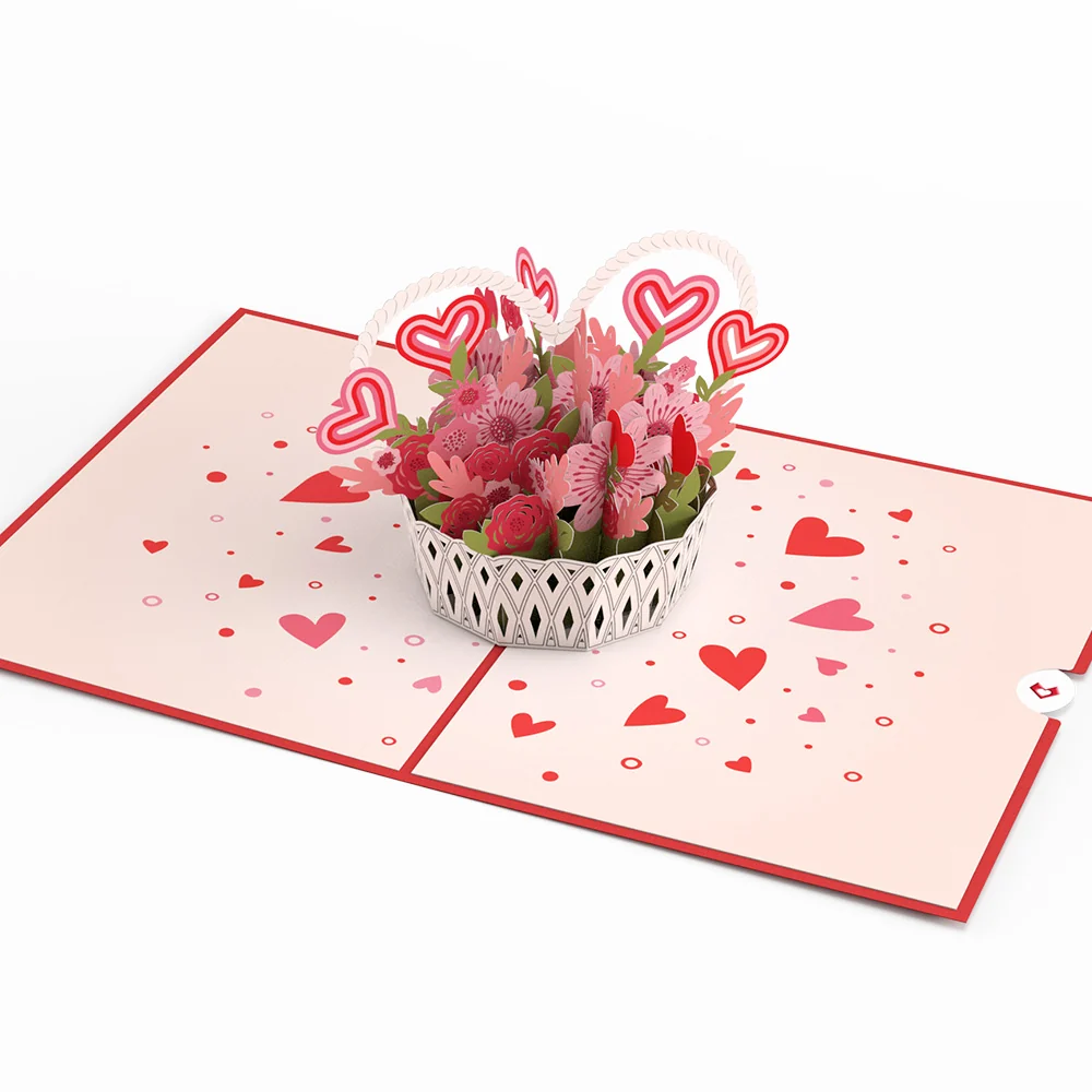 Lovepop Love Basket Pop-Up Card - Image 3